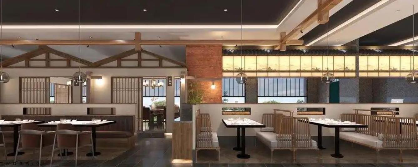 合肥蝦王餐飲店裝修設計效果圖案例