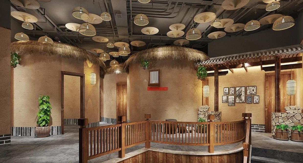 廣州餐飲店複古裝修效果圖