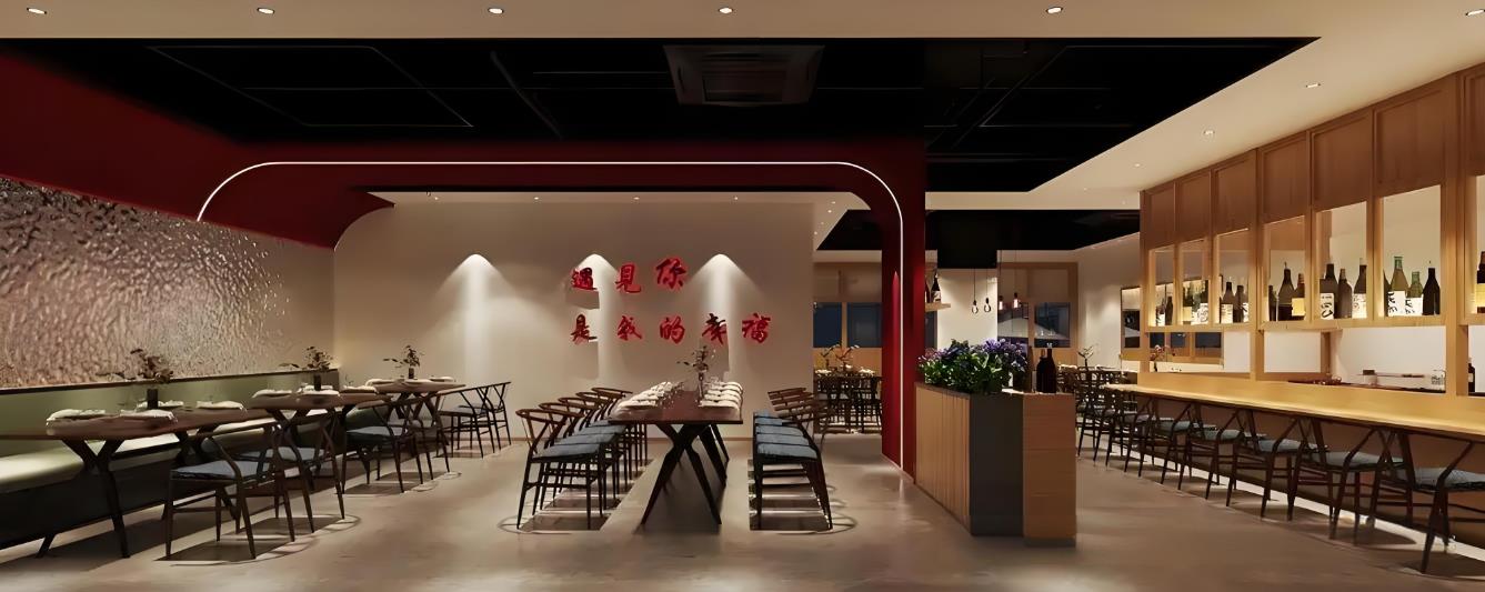 合肥400平日料餐飲店裝修設計效果圖