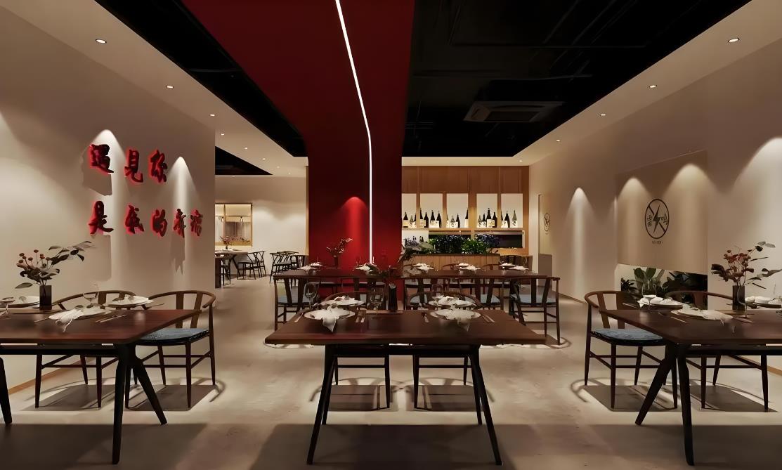合肥400平日料餐飲店裝修設計效果圖