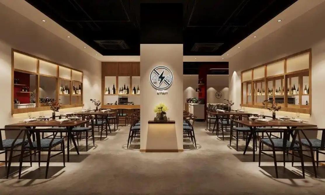 合肥400平日料餐飲店裝修設計效果圖