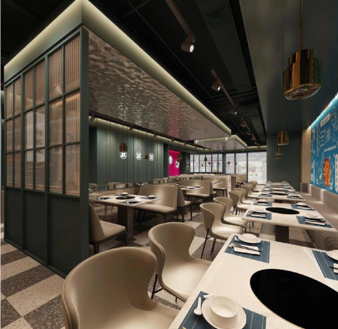 鄭州餐飲店裝修設計效果圖案例