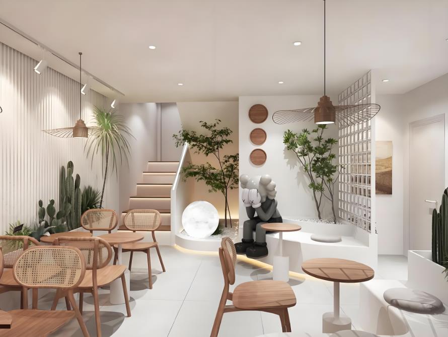 重慶烘焙店裝修設計，客人來了都