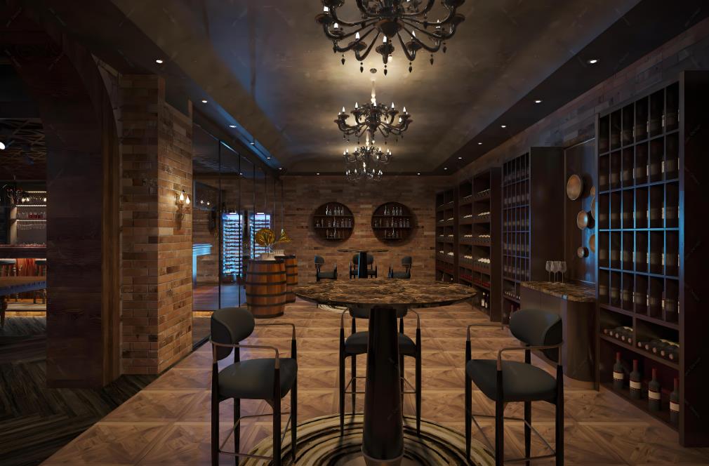 美式複古酒吧裝修效果圖