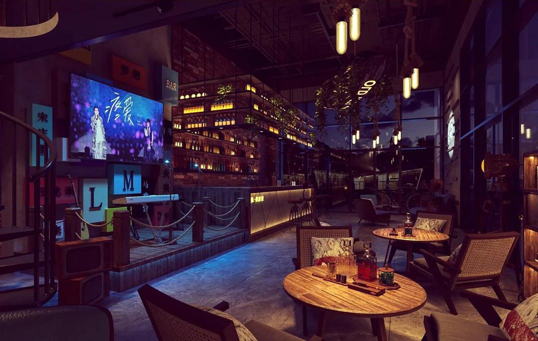 重慶酒吧裝修效果圖案例，打造超有氛圍感的重慶酒吧​