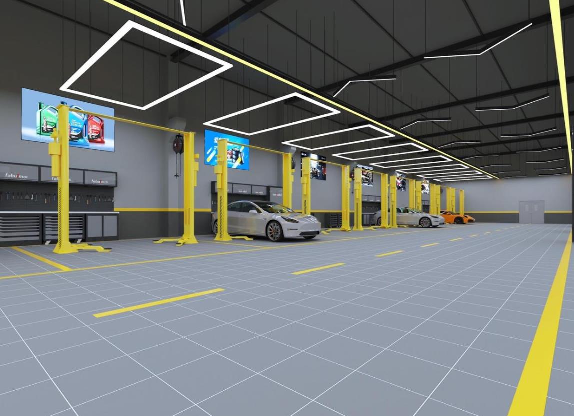 汽車維修店麵設計案例