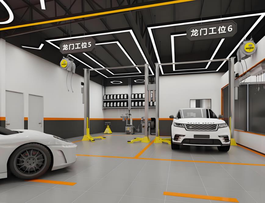 南方路捷汽車維修店裝修效果圖