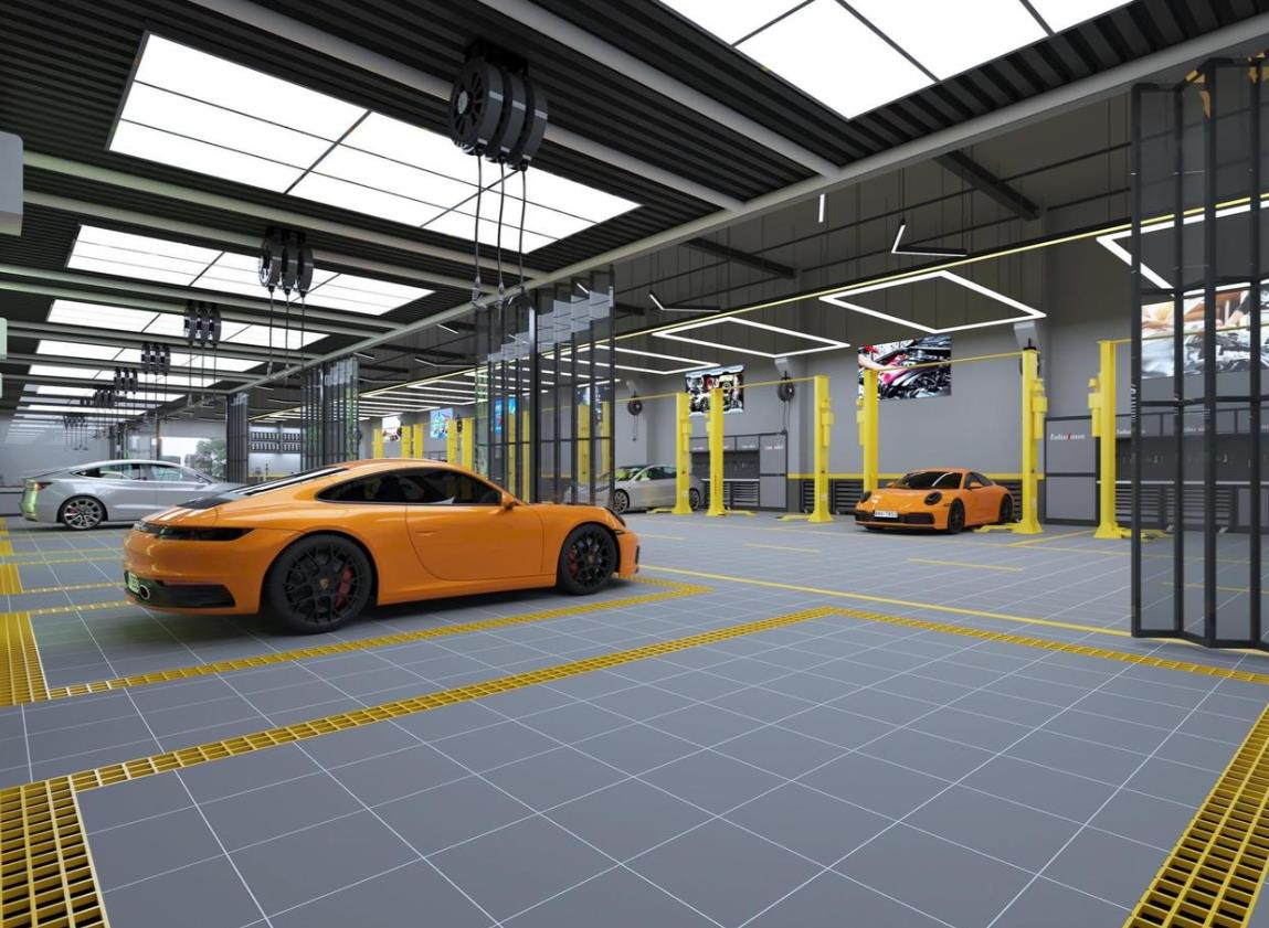 汽車維修店麵設計案例