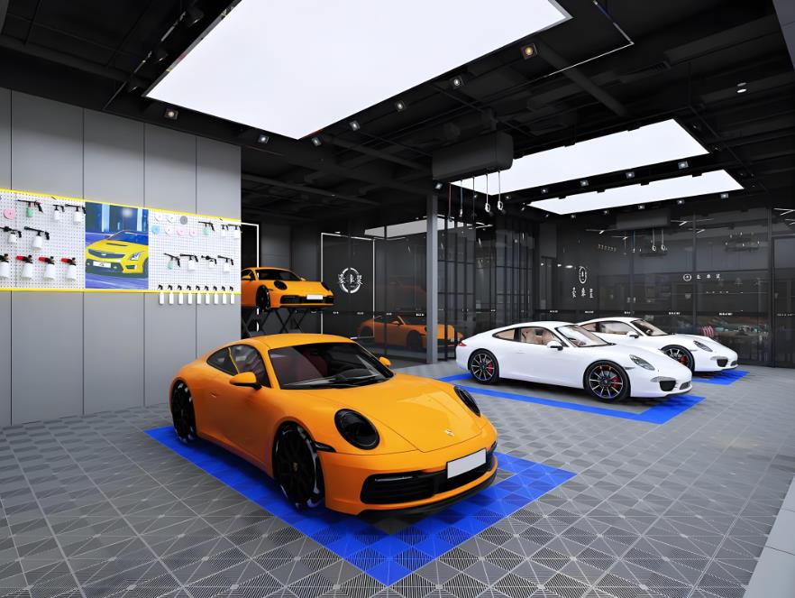 豪車裝汽車改裝店設計方案