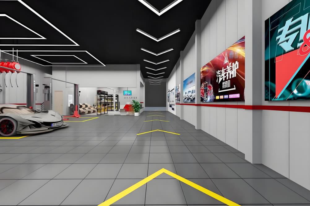 汽車維修店裝修效果圖