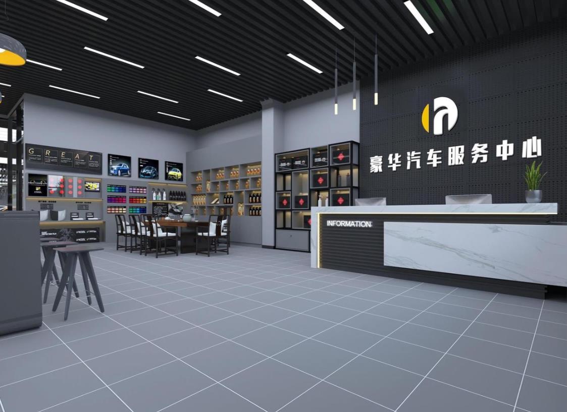 汽車維修店麵設計案例