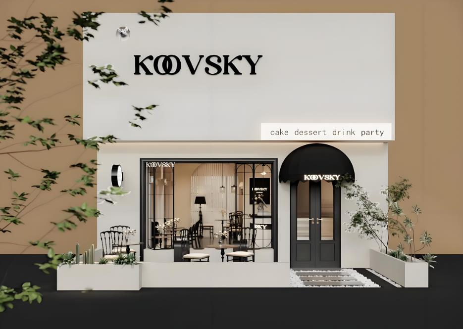 46㎡法式甜品店設計案例