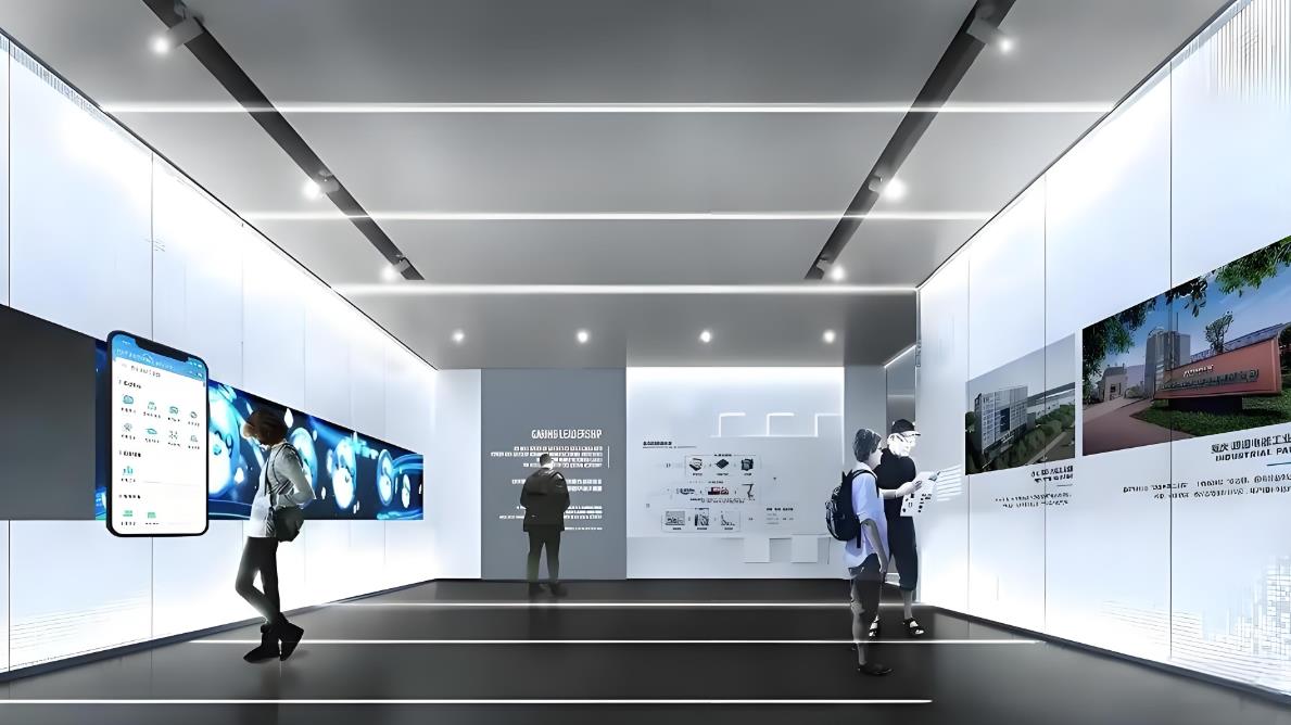 泰永長征數字化展廳裝修設計效果圖