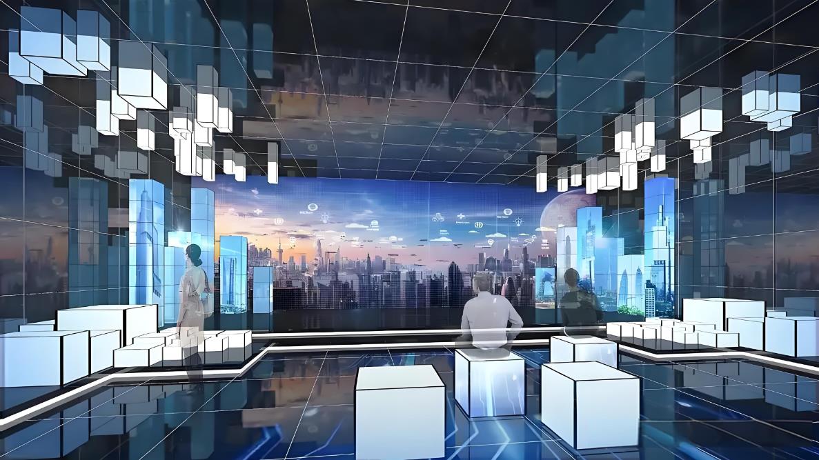 泰永長征數字化展廳裝修設計效果圖