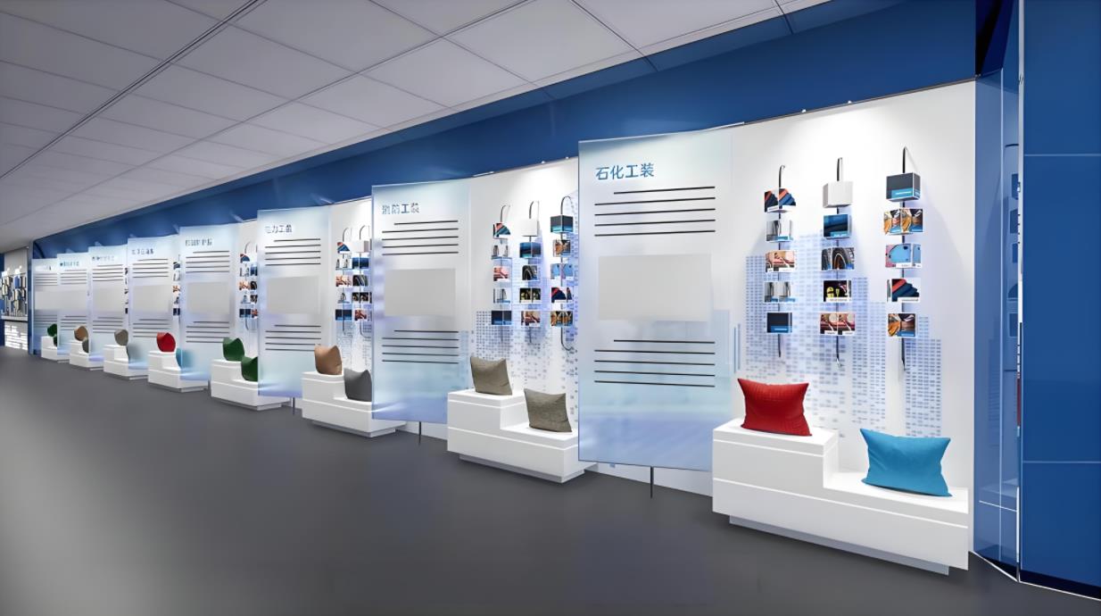 紡織企業文化展廳效果圖