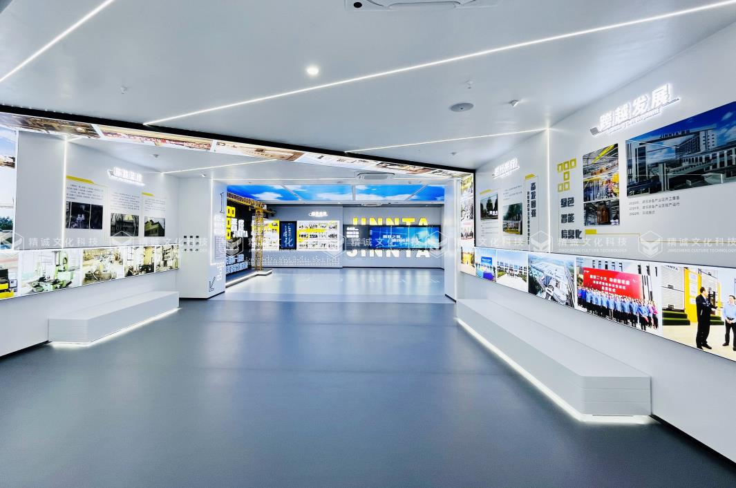 機械製造企業展廳裝修效果圖