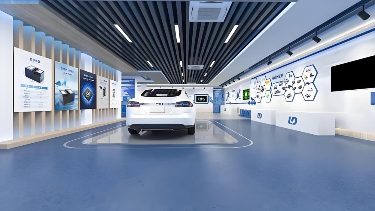 新能源汽車企業文化展廳設計效果圖