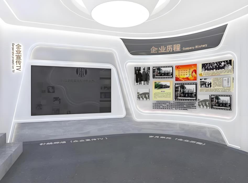 服裝企業文化展廳設計效果圖案例