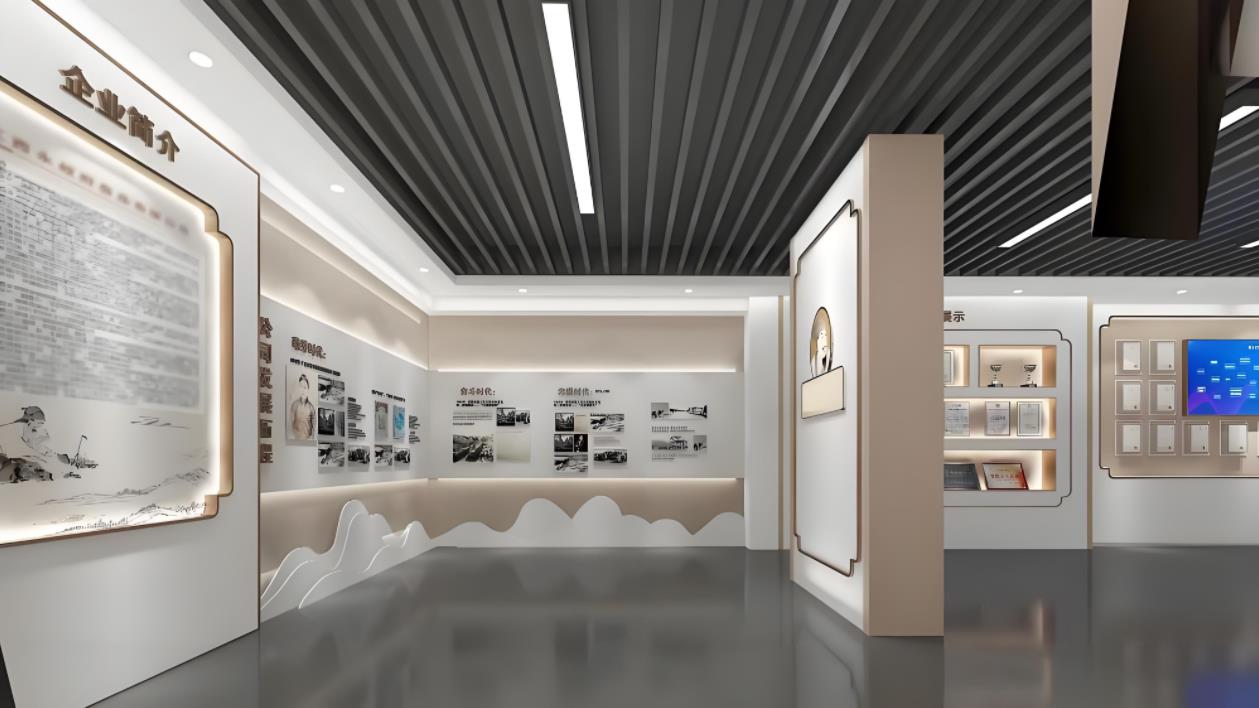 企業文化展廳裝修效果圖