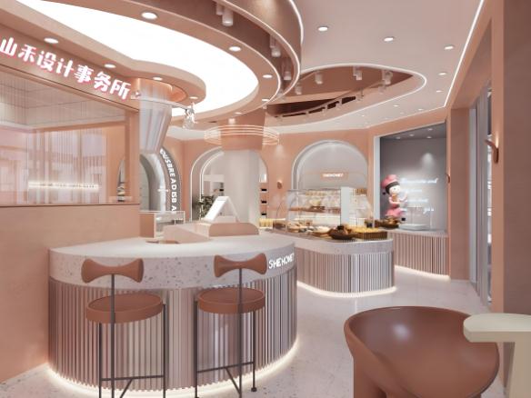 重慶烘焙店裝修設計，看一眼就甜到心裏去了！