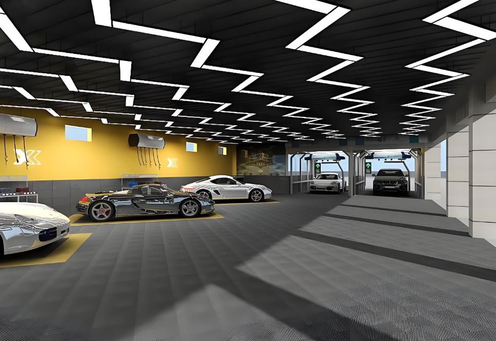 100㎡重慶汽車美容店裝修費用明細