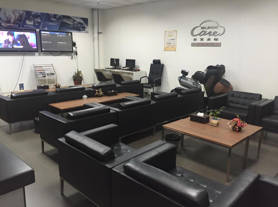 汽修店裝修設計指南：休閑區