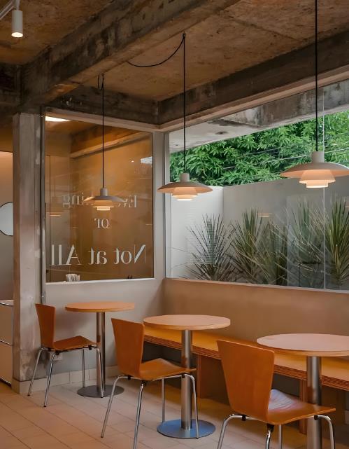 120平米5萬塊錢就能裝出簡約風甜品店​